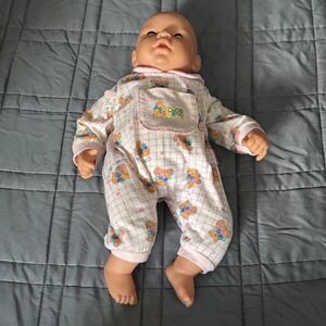 Vintage Zapf Creation Little Chou Chou Baby Doll 17"42cm Original Outfit Germany